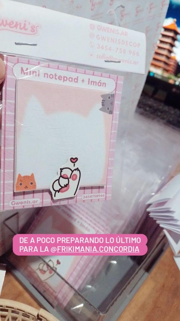 Notepad + iman outlet